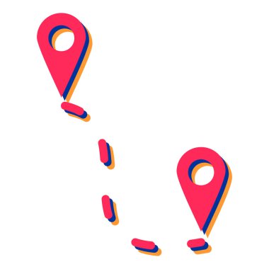 harita işaretleyici, pin, konum, işaretleyici, GPS, navigasyon, rota ve diğer düz renk simgesi