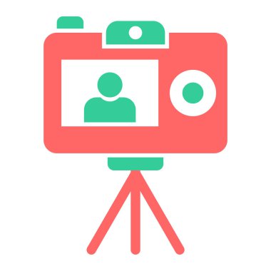 kamera vektör renk simgesi