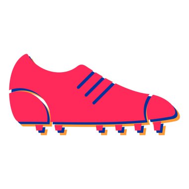 spor ayakkabıları ikon vektör illüstrasyon tasarımı