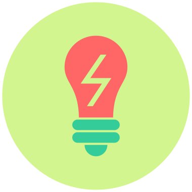 ampul simgesi vektör illüstrasyonu