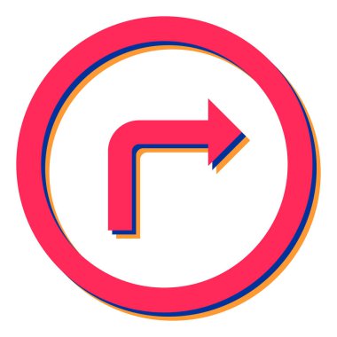 ok simgesi vektör illüstrasyonu