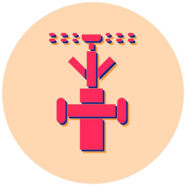 Su borusu. Web simgesi