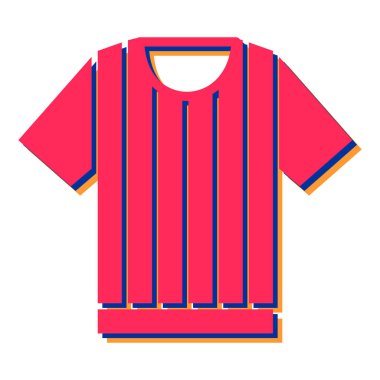 Tişört ikonu. vektör illüstrasyonu