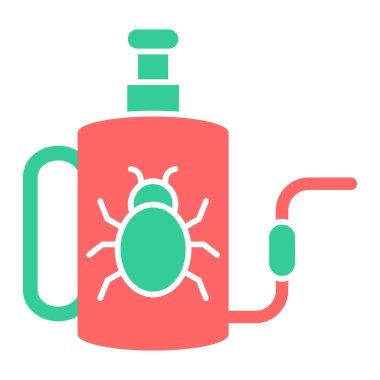 Virüs. Web simgesi basit tasarım