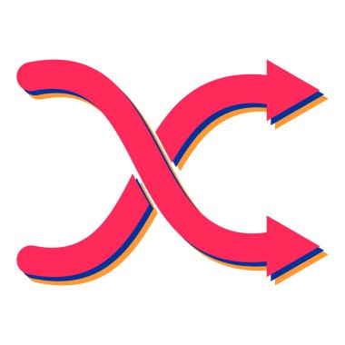 ok simgesi vektör illüstrasyonu