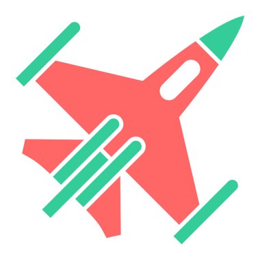 Uçak. Web simgesi basit illüstrasyon