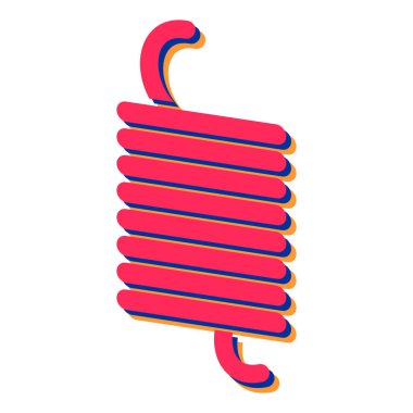 El çizimi bir fırçayla çizgi film karakteri. Beyaz arkaplanda izole edilmiş vektör illüstrasyonu.