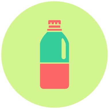 Süt simgesinin vektör illüstrasyonu