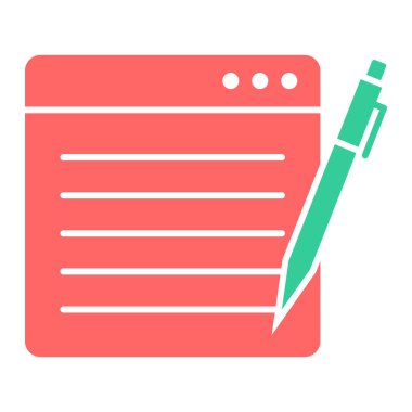 seo modern simgesinin vektör illüstrasyonu