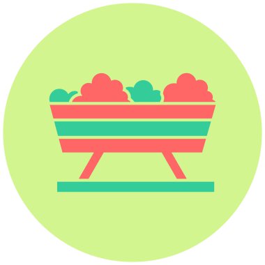 Küvet. Web simgesi basit illüstrasyon