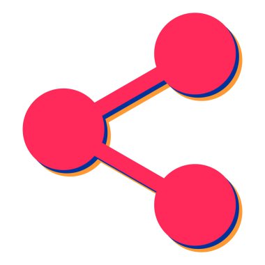 Paylaş. Web simgesi basit tasarım