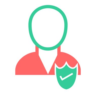 Kullanıcı profili vektör simgesi