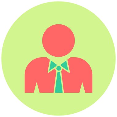 avatar. Web simgesi basit illüstrasyon