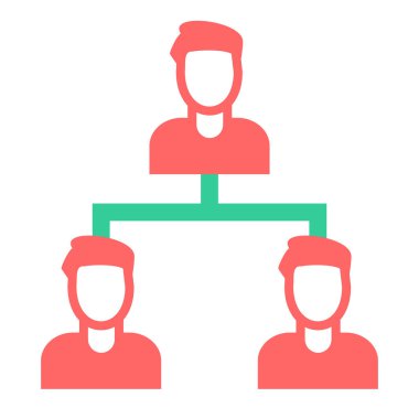 iş insanları simgesi vektör illüstrasyonu