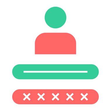 kullanıcı. Web simgesi basit illüstrasyon