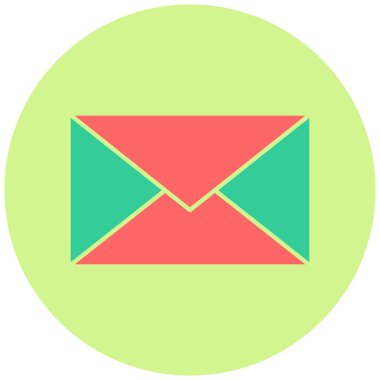 E- posta simgesi vektör illüstrasyonu