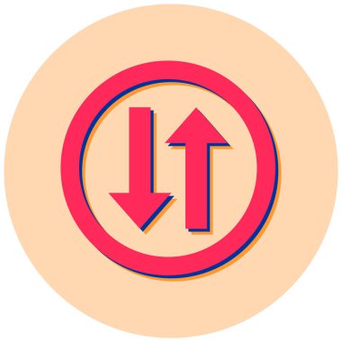 Okların vektör illüstrasyonu modern simge