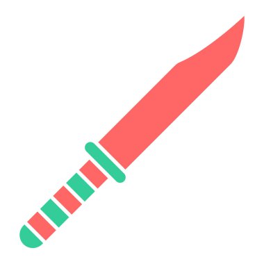 Kılıç. Web simgesi basit illüstrasyon