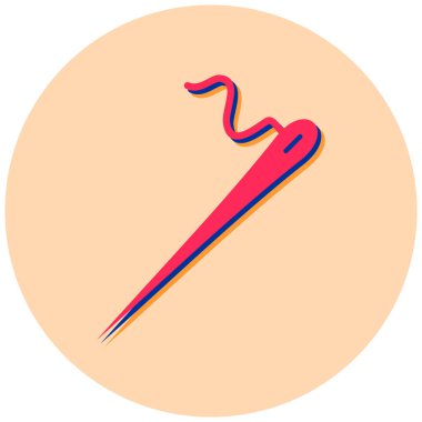 Sigara içiyorum. Web simgesi basit illüstrasyon