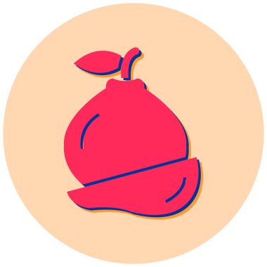 Palamut. Web simgesi basit illüstrasyon