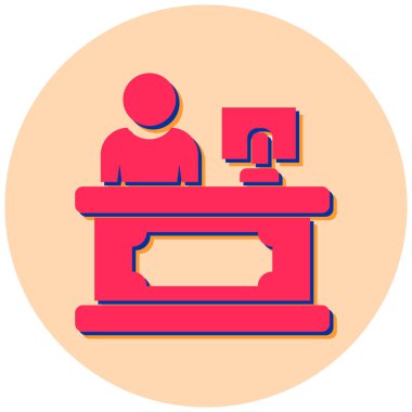 işletme ve eğitim çizgisi vektör simgesi.