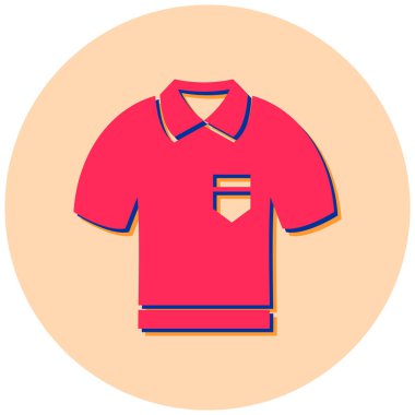 t-shirt vektör simgesi