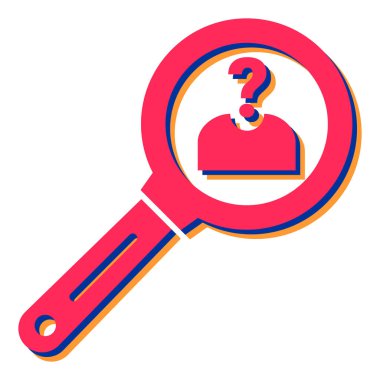 Arama simgesi vektör illüstrasyonu