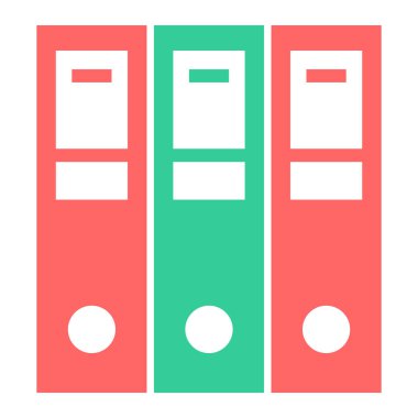 ofis dizinleri ikon vektör illüstrasyon tasarımı