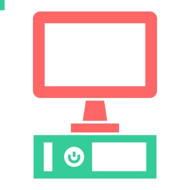 bilgisayar simgesi, vektör illüstrasyonu