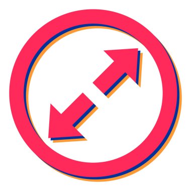 ok simgesi vektör illüstrasyonu