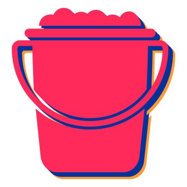 Su kutusu simgesi. vektör illüstrasyonu