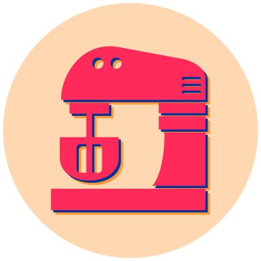 Mutfak. Web simgesi basit illüstrasyon