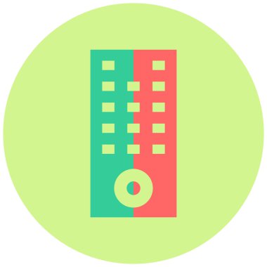 Uzaktan kumanda. Vektör çizim 