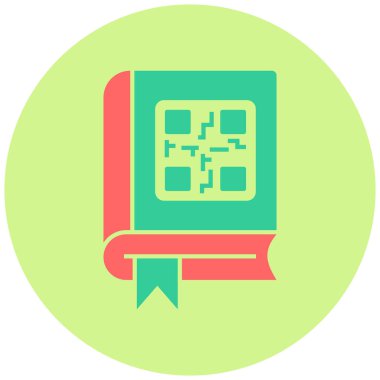 QR kodu. Web simgesi basit illüstrasyon