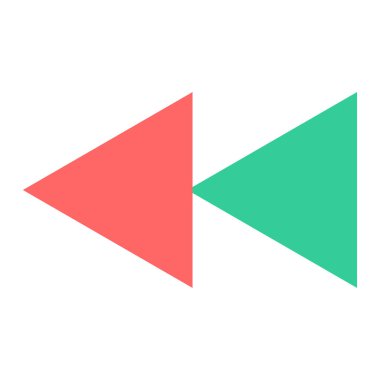 Ok. Web simgesi basit illüstrasyon