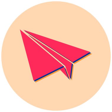 Uçak. Web simgesi basit illüstrasyon