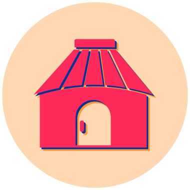 Yiyecek ve içecek sembolünün vektör çizimi