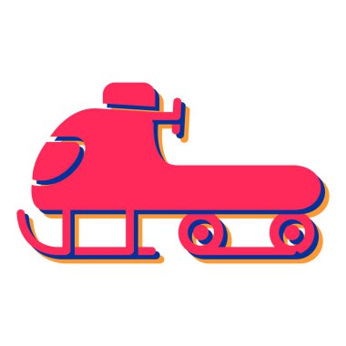 Bir karikatür spor helikopterinin vektör çizimi