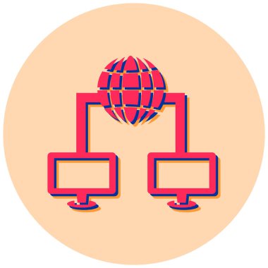 İnternetten alışveriş. Basit resimleme