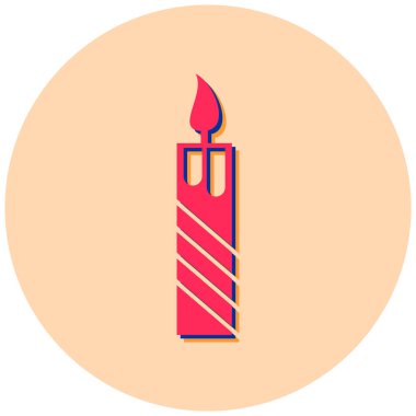 Mum. Web simgesi basit illüstrasyon