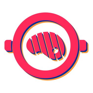 Lezzetli yiyecek ve içecek vektör çizimi