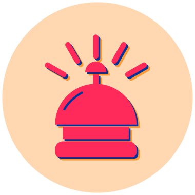 Alarm zili vektör simgesi