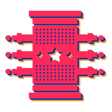 Vektör illüstrasyonu, simge ögesi arkaplanı