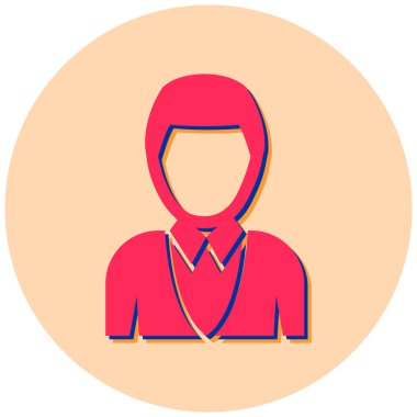 avatar. Web simgesi basit illüstrasyon