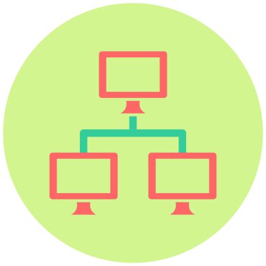 ağ paylaşımı. Basit resimleme