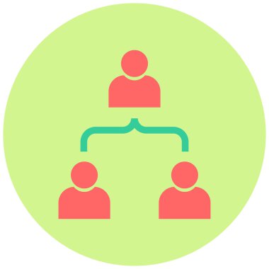 İş ekibi. Basit resimleme