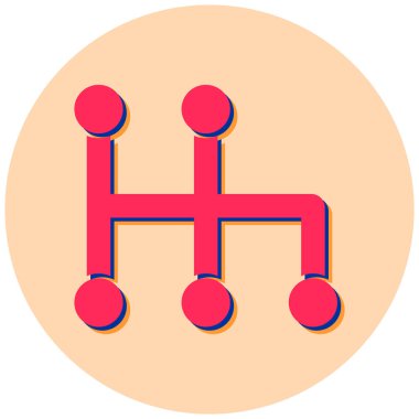 hiyerarşi. Web simgesi basit illüstrasyon