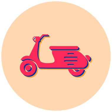 Mobilet. Web simgesi basit illüstrasyon