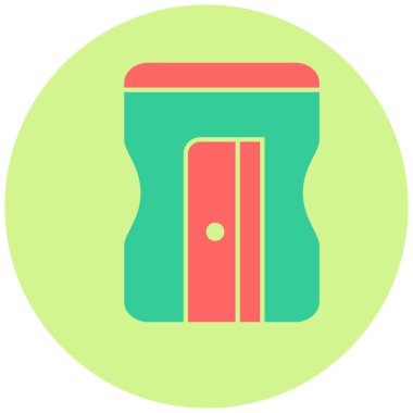 Daha keskin. Web simgesi basit illüstrasyon