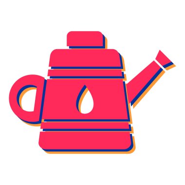 Su kutusu simgesi. vektör illüstrasyonu